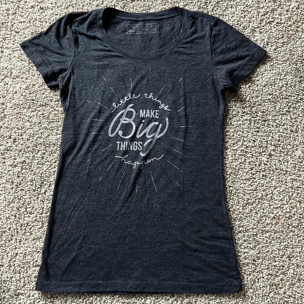 Ladies size S Human Unlimited tshirt